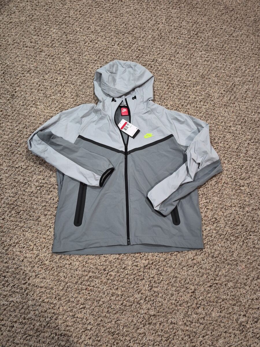 Mens Large Nike Men's Tech Woven Windrunner Full-Zip Hoodie, specifically in the